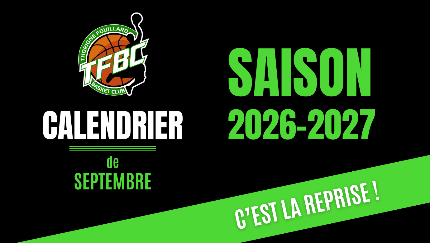 Début des entrainements le lundi 7 septembre
